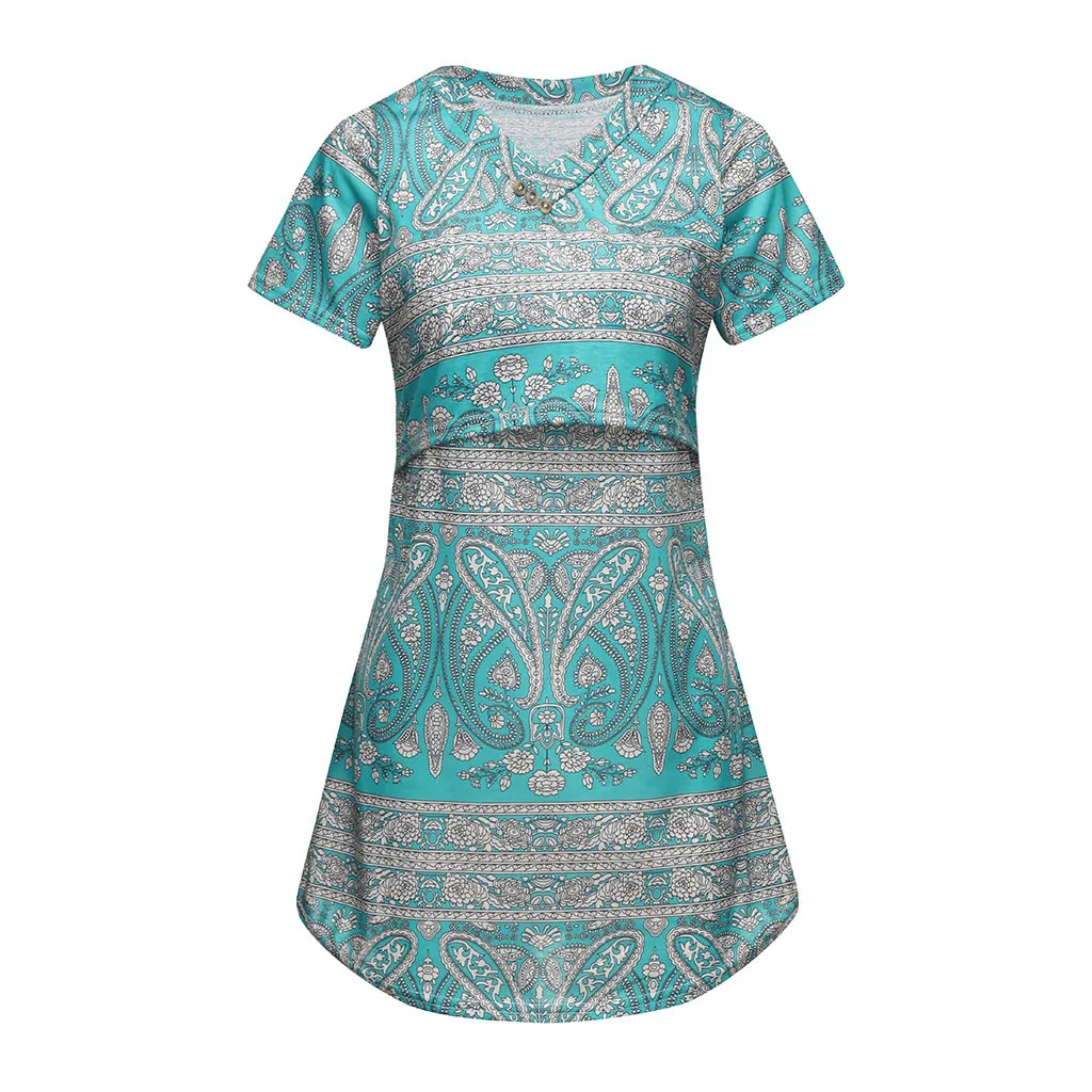 Maternity Breastfeeding Dresses Plus Size Double Layer Summer Print Pregnancy Nursing Dress Casual Clothes For Pregnant Women
Maternity Breastfeeding Dresses Plus Size Double Layer Summer Print Pregnancy Nursing Dress Casual Clothes For Pregnant Women