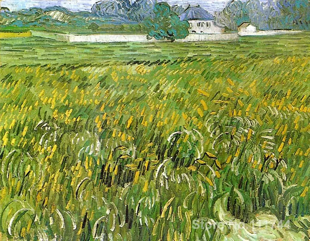 Vincent Van Gogh paintings of Wheat Field at Auvers with White House impressionism art High quality Hand painted
Vincent Van Gogh paintings of Wheat Field at Auvers with White House impressionism art High quality Hand painted