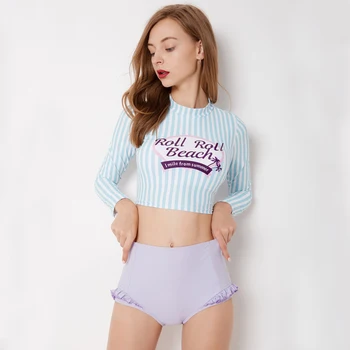 High Quality Two-Piece Swimwear Ruffles Swimsuit Surfing Bathing Suits New Design Long Sleeve Women Swimming Suit Plus Size XXL
High Quality Two-Piece Swimwear Ruffles Swimsuit Surfing Bathing Suits New Design Long Sleeve Women Swimming Suit Plus Size XXL