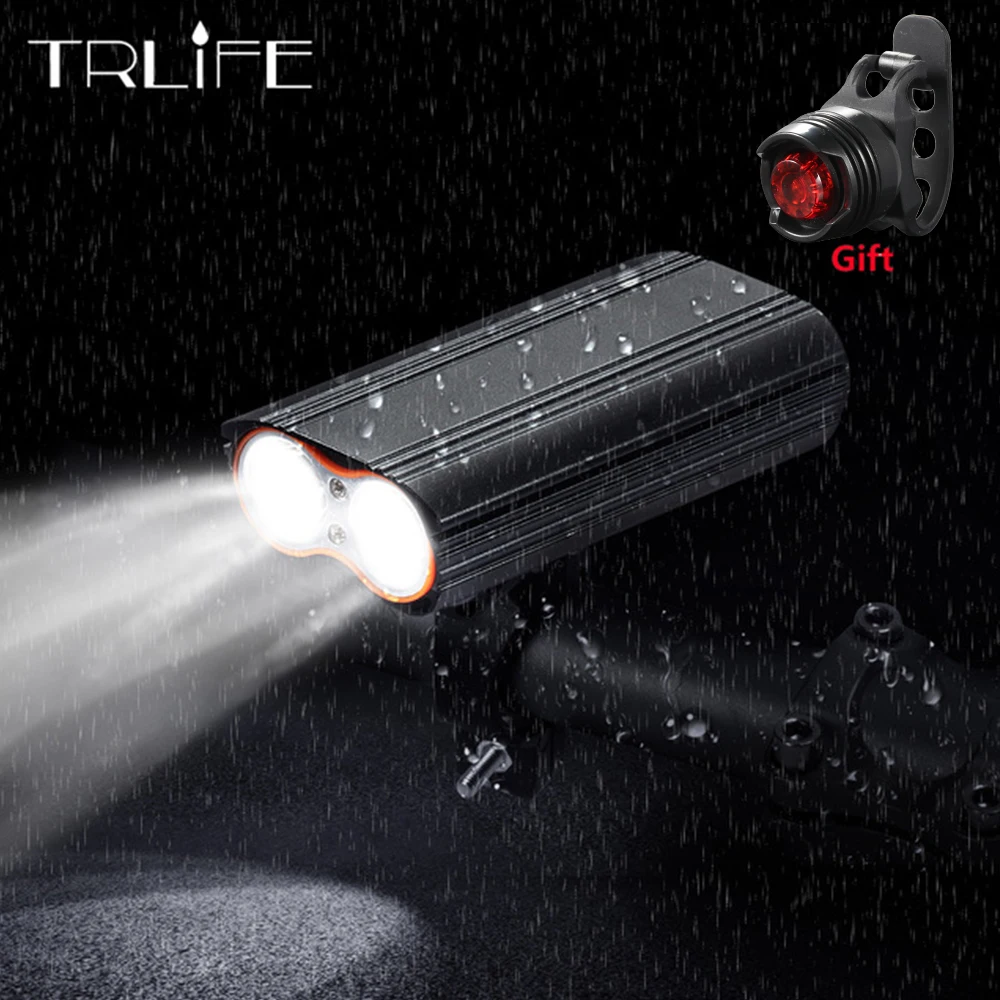 Bicycle Bike Light Front 2400Lm Built-in 6000mAh Headlamp 2T6 Led Bicycle Light Cycling Lamp Lantern Flashlight For Bicycle Bike
Bicycle Bike Light Front 2400Lm Built-in 6000mAh Headlamp 2T6 Led Bicycle Light Cycling Lamp Lantern Flashlight For Bicycle Bike