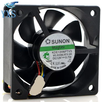 KDE1206PTV3 DC 12V 0.7W 0.06A 3300RPM 6cm 6028 60*60*25mm 2 Wires Cooling Fan
KDE1206PTV3 DC 12V 0.7W 0.06A 3300RPM 6cm 6028 60*60*25mm 2 Wires Cooling Fan