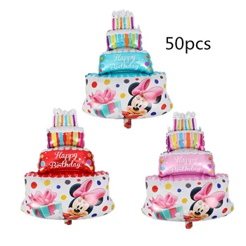 Mickey Minnie Cake Foil Balloon Happy Birthday Printed Baby Shower Kids Party Decoration Inflatable Air Balloons Toys 44*30cm
Mickey Minnie Cake Foil Balloon Happy Birthday Printed Baby Shower Kids Party Decoration Inflatable Air Balloons Toys 44*30cm
