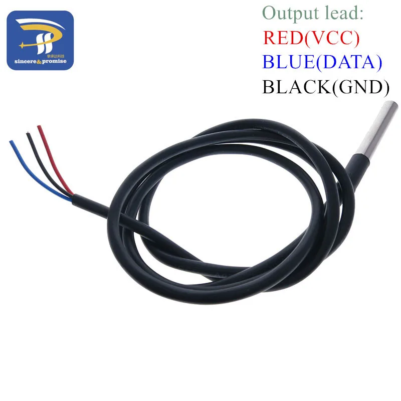1M/2M/3M DS18B20 Stainless Steel Package Waterproof 1 Meter Temperature Probe Temperature Sensor 18b20 For Arduino Diy Kit
1M/2M/3M DS18B20 Stainless Steel Package Waterproof 1 Meter Temperature Probe Temperature Sensor 18b20 For Arduino Diy Kit