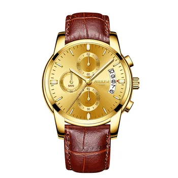 Nibosi 2019 Men Watch Male Leather Automatic date Quartz Watches Mens Luxury Brand Waterproof Sport Clock Relogio Masculino
Nibosi 2019 Men Watch Male Leather Automatic date Quartz Watches Mens Luxury Brand Waterproof Sport Clock Relogio Masculino