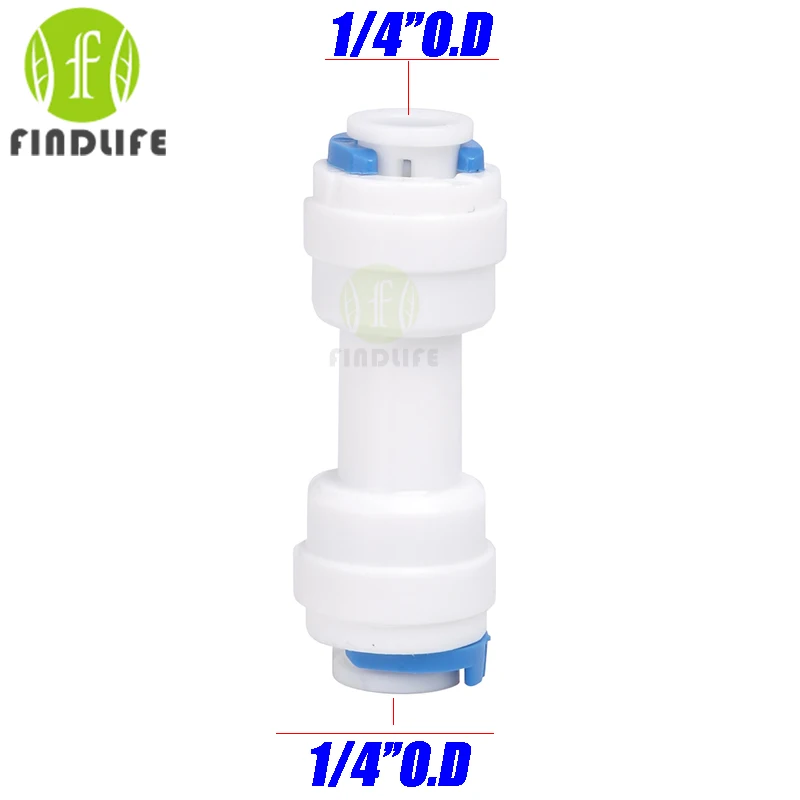 Water Filter Parts 5 pcs 1/4" *1/4" OD Tube Equal Straight Quick Connector For RO Water purifier Reverse Osmosis machine 1544
Water Filter Parts 5 pcs 1/4" *1/4" OD Tube Equal Straight Quick Connector For RO Water purifier Reverse Osmosis machine 1544