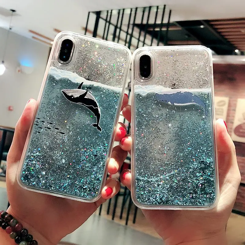 Glitter Shining Liquid ocean Cute shark Case Cover For iPhone XS Max Case For coque iPhone X XS MAX XR 5.8 6.1 6.5 inch Capa
Glitter Shining Liquid ocean Cute shark Case Cover For iPhone XS Max Case For coque iPhone X XS MAX XR 5.8 6.1 6.5 inch Capa