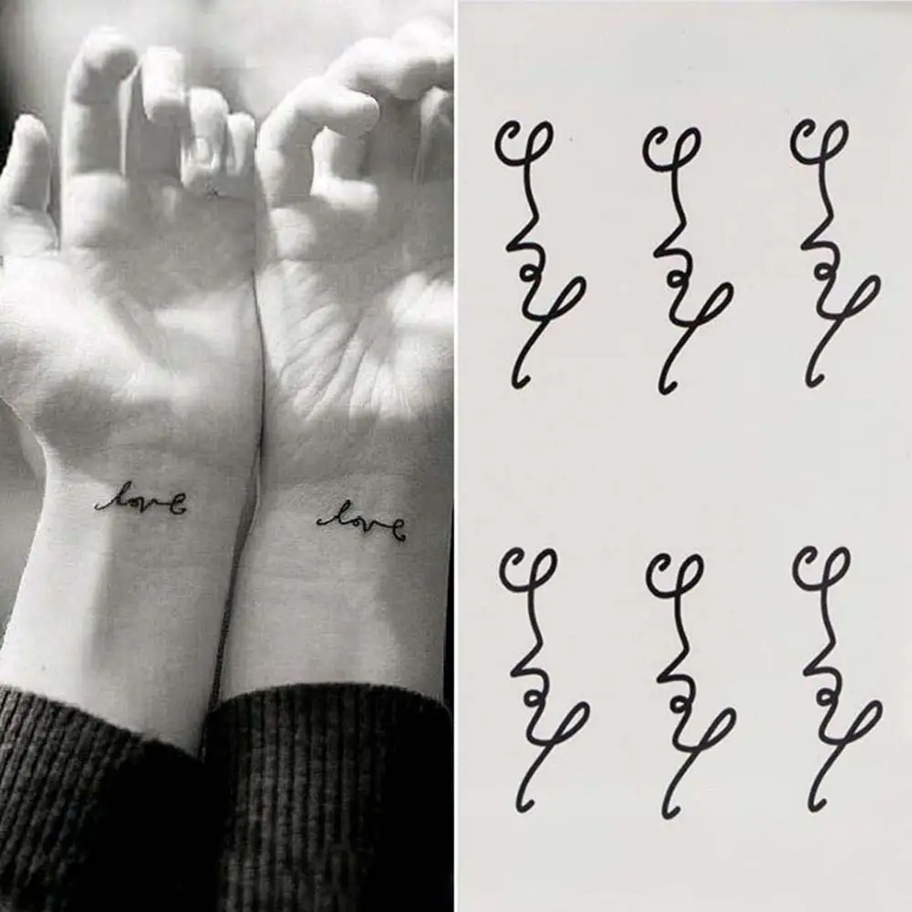 TOMTOSH New Hot Love Temporary Tattoos Sticker Love Letters Pattern 2017 Waterproof Tattooing Paper Body Ar
TOMTOSH New Hot Love Temporary Tattoos Sticker Love Letters Pattern 2017 Waterproof Tattooing Paper Body Ar