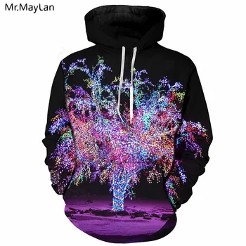 3D Hoodie Men Women Black Purple Colorful Tree 3D Printing Fashion Hip Hop Streetwear Sweatshirt Hoodies Male Tracksuit Jackets
3D Hoodie Men Women Black Purple Colorful Tree 3D Printing Fashion Hip Hop Streetwear Sweatshirt Hoodies Male Tracksuit Jackets