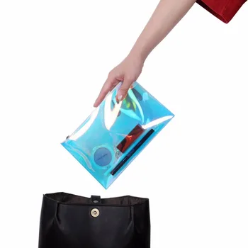 DEZEMIN TPU Holographic Makeup Brush Pouch Cosmetic Bag Transparent with zipper 15cm x 23cm
DEZEMIN TPU Holographic Makeup Brush Pouch Cosmetic Bag Transparent with zipper 15cm x 23cm