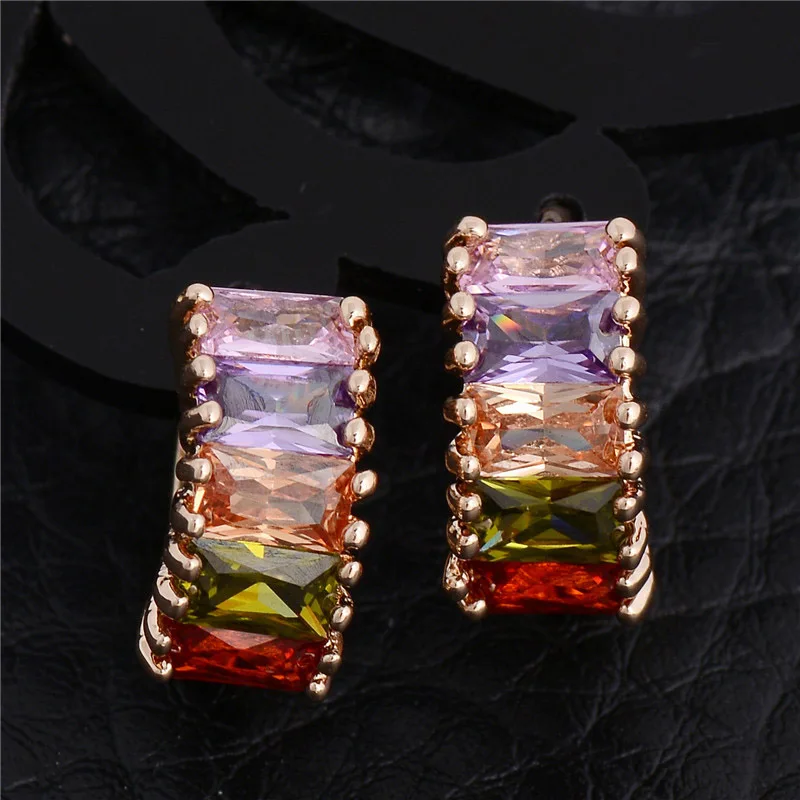 H:HYDE High Quality Gold Color Brinco Fashion Party Jewelry Hoop Earrings Multicolor CZ Cubic Zircon Earrings For Women Gift
H:HYDE High Quality Gold Color Brinco Fashion Party Jewelry Hoop Earrings Multicolor CZ Cubic Zircon Earrings For Women Gift