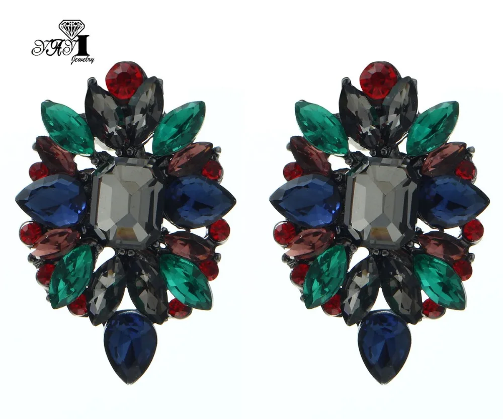 YaYi Jewelry New Multi Glass Rhinestone Dangle Crystal Earring Women's Fashion Ancient Silver Color Gem Earrings Gift 1190
YaYi Jewelry New Multi Glass Rhinestone Dangle Crystal Earring Women's Fashion Ancient Silver Color Gem Earrings Gift 1190