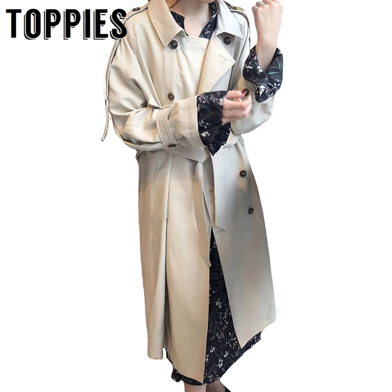 High Quality Trench Coat Women 2019 Fall Windbreaker Office Lady Double Breasted Long Coat Belt Waist gabardinas mujer
High Quality Trench Coat Women 2019 Fall Windbreaker Office Lady Double Breasted Long Coat Belt Waist gabardinas mujer