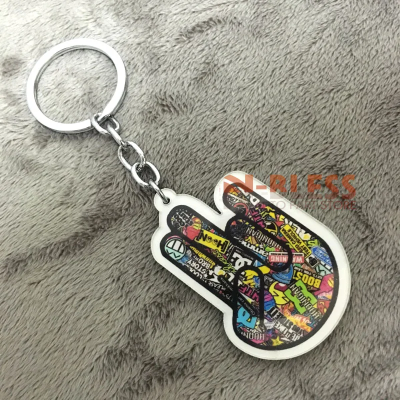Car Motorcycle Keychain Keyring Cartoon Funny Sticker Bomb Graffiti Racing Drift JDM Shocker Hand Driver Enthusiasts
Car Motorcycle Keychain Keyring Cartoon Funny Sticker Bomb Graffiti Racing Drift JDM Shocker Hand Driver Enthusiasts