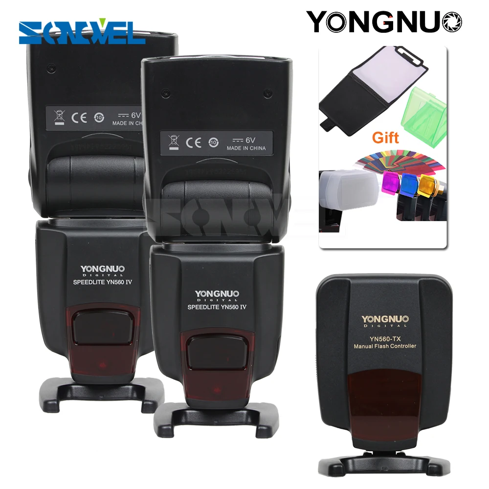 YONGNUO YN560TX YN-560TX Flash Controller +2pcs YN560IV YN560-IV YN-560IV Wireless Master Speedlite For Canon Nikon DSLR Camera
YONGNUO YN560TX YN-560TX Flash Controller +2pcs YN560IV YN560-IV YN-560IV Wireless Master Speedlite For Canon Nikon DSLR Camera