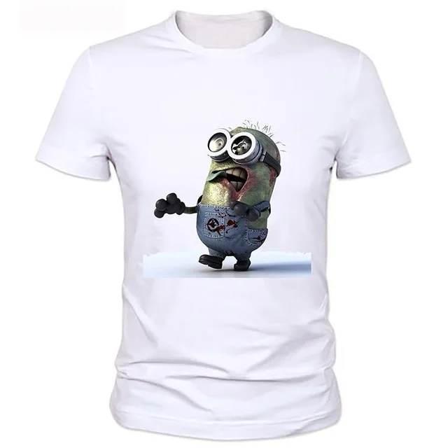 

2017 New Minions zombie personality T-shirt new style boys summer T-shirt minions clothing top print tshirt size s-xxxl