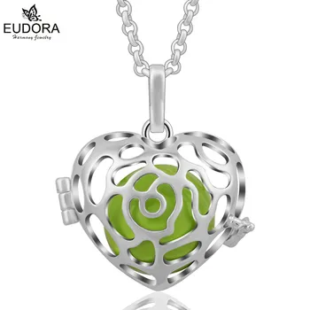 16mm Exquisit Heart Eudora Harmony Bola Aromatherapy Locket Angel Caller Pendant Necklace DIY Maternity Jewelry with Chime Ball
16mm Exquisit Heart Eudora Harmony Bola Aromatherapy Locket Angel Caller Pendant Necklace DIY Maternity Jewelry with Chime Ball