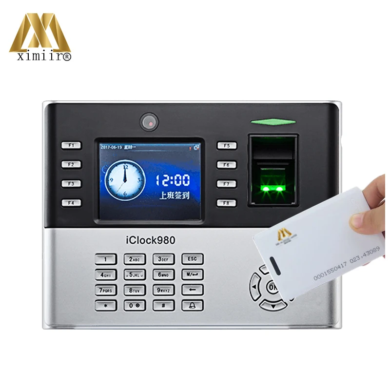 New Arrival iClock980 RFID Biometric Fingerprint Time Attendance System With Camera ZK Fingerprint Time Recorder
New Arrival iClock980 RFID Biometric Fingerprint Time Attendance System With Camera ZK Fingerprint Time Recorder