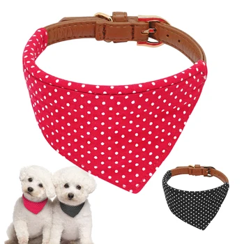 Pet Dog Cat Bandana Collar Adjustable Leather Dog Collars Puppy Cat Scarf Neckerchief Pet Accessories Tie For Small Medium Dogs
Pet Dog Cat Bandana Collar Adjustable Leather Dog Collars Puppy Cat Scarf Neckerchief Pet Accessories Tie For Small Medium Dogs