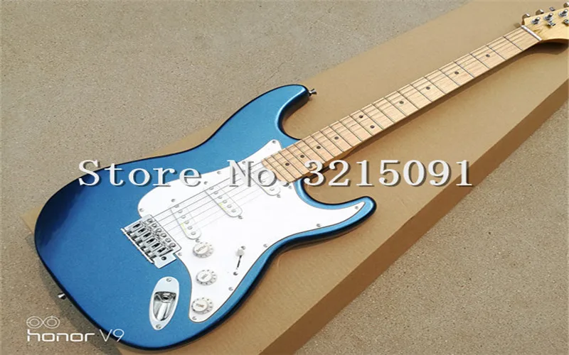 maple Scalloped Fingerboard Vintage metal blue Yngwie Malmsteen Guitar Big Head stratocaster Electric Guitar
maple Scalloped Fingerboard Vintage metal blue Yngwie Malmsteen Guitar Big Head stratocaster Electric Guitar
