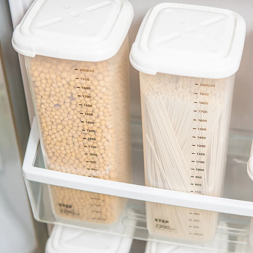 Plastic Sealed Cans Kitchen Storage Box Transparent Food Canister Keep Fresh Jar storage containers food storage
Plastic Sealed Cans Kitchen Storage Box Transparent Food Canister Keep Fresh Jar storage containers food storage