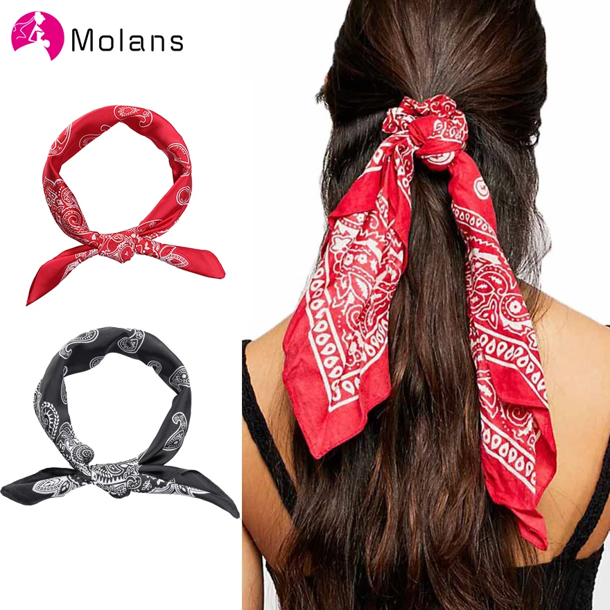 Molans 50*50cm Bandanas Hair Scarf Women Summer Vintage Square Silk Satin Scarf Cashew Print Elegant Head Neck Hair Tie Band
Molans 50*50cm Bandanas Hair Scarf Women Summer Vintage Square Silk Satin Scarf Cashew Print Elegant Head Neck Hair Tie Band
