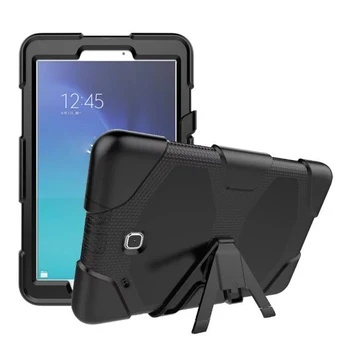 New Dual Layers PC+TPU Tablet PC Cases with Kickstand for Samsung Galaxy E 9.6 T560/T561 the Front Panel with Protection Film
New Dual Layers PC+TPU Tablet PC Cases with Kickstand for Samsung Galaxy E 9.6 T560/T561 the Front Panel with Protection Film