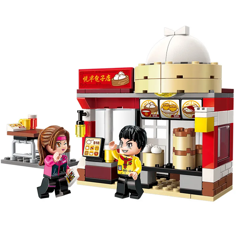 1132 122pcs Snack Bar Constructor Model Kit Blocks Compatible LEGO Bricks Toys for Boys Girls Children Modeling
1132 122pcs Snack Bar Constructor Model Kit Blocks Compatible LEGO Bricks Toys for Boys Girls Children Modeling