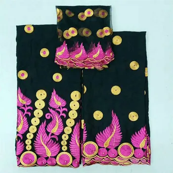 2018 New arrival purple African Bazin Riche Getzner fabric with Embroidery lace for dress RED Black Yellow F119-1
2018 New arrival purple African Bazin Riche Getzner fabric with Embroidery lace for dress RED Black Yellow F119-1