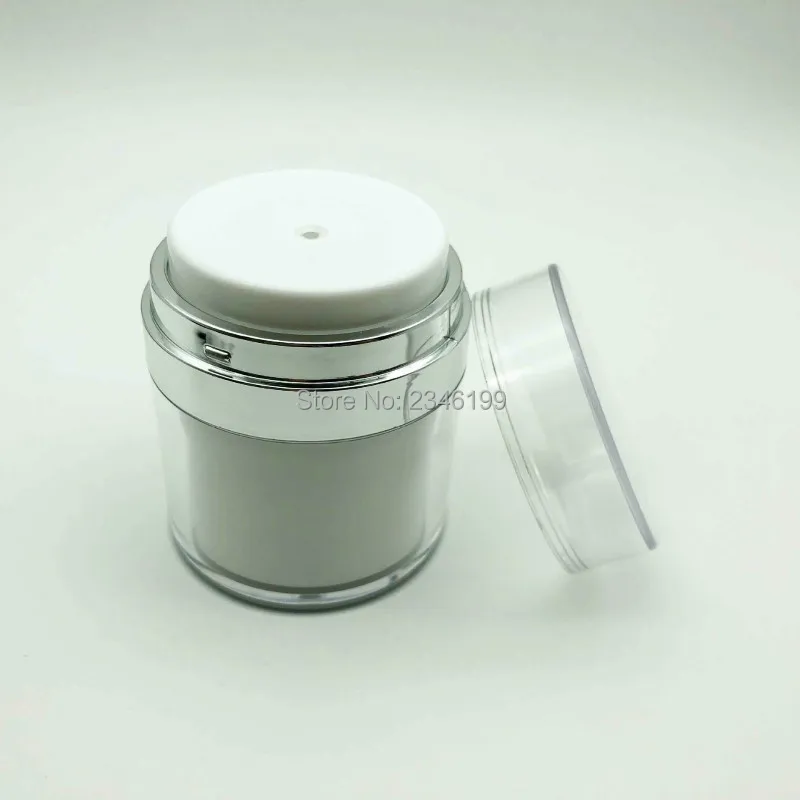 Acrylic Cream Jar 30g Empty Lotion Pump 15g Acrylic Cream Pump Cosmetic Container 50g Empty Cream Jar Emulsion Pump (3)