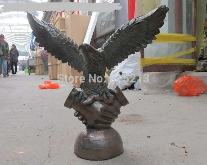 bi0011616 20"Inch Chinese Folk classical Bronze carved Lucky Grand plans Eagle statue
bi0011616 20"Inch Chinese Folk classical Bronze carved Lucky Grand plans Eagle statue
