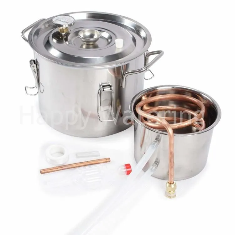 2Gal Water Wine Beer Alcohol Distiller Moonshine Alcohol Home DIY Brewing Kit Home Distiller Stainless Distiller Equipment
2Gal Water Wine Beer Alcohol Distiller Moonshine Alcohol Home DIY Brewing Kit Home Distiller Stainless Distiller Equipment