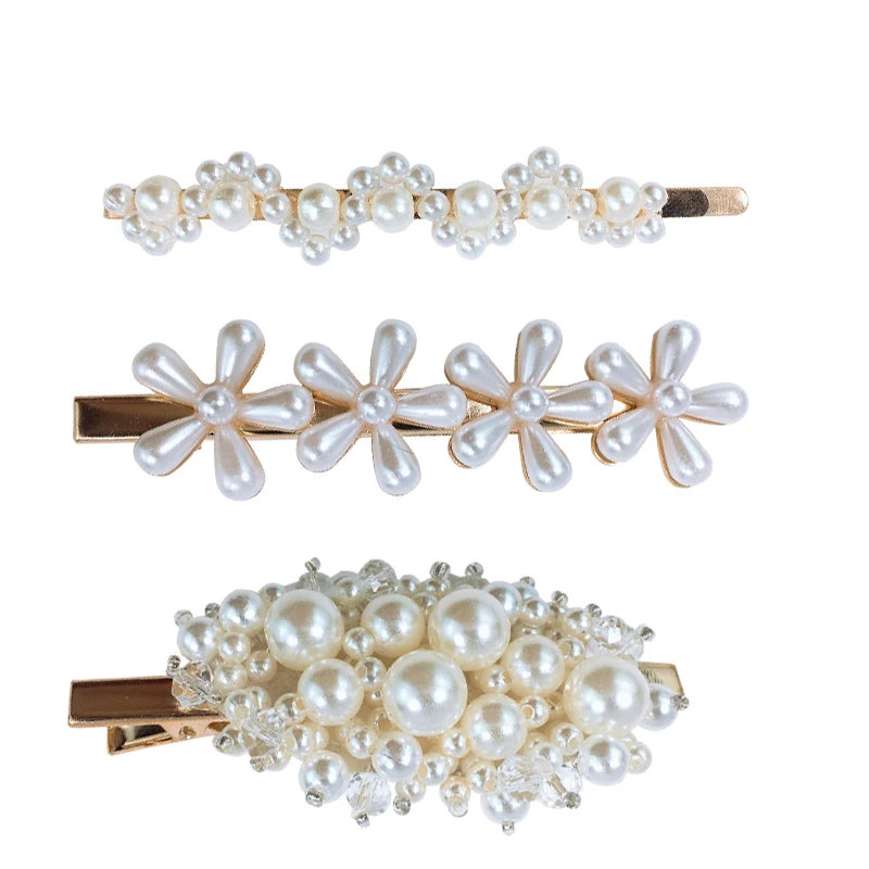 New Korean hairpin Advanced pearl Hair Clip Girl BB Side face Clip Wedding Women Metal Barrettes Hair Accessories
New Korean hairpin Advanced pearl Hair Clip Girl BB Side face Clip Wedding Women Metal Barrettes Hair Accessories