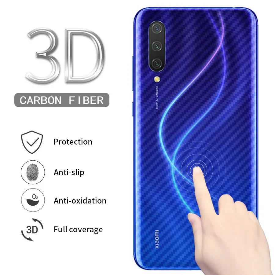 5Pcs 3D Carbon Fiber cover Sticker Back Screen Protector For Xiaomi Mi A3 CC9 CC9e 9T Pro A2 Llite Redmi K20 Note 7 8 Pro 8T
5Pcs 3D Carbon Fiber cover Sticker Back Screen Protector For Xiaomi Mi A3 CC9 CC9e 9T Pro A2 Llite Redmi K20 Note 7 8 Pro 8T