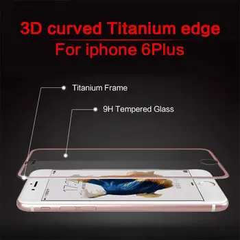 100pcs For iphone 7 Plus/6/6S Plus 3D Curved Full covered Titanium alloy Edge Tempered glass screen protector with retail box
100pcs For iphone 7 Plus/6/6S Plus 3D Curved Full covered Titanium alloy Edge Tempered glass screen protector with retail box