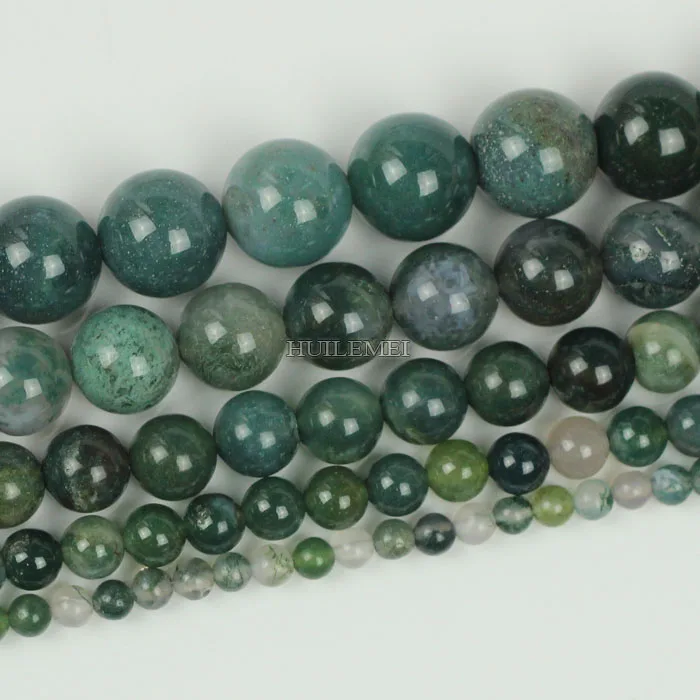 Natural Stone Beads Moss Agates Round Gem Stone Loose Beads 15" Strand 4 6 8 10 12 14MM Pick Size For DIY Jewelry Making
Natural Stone Beads Moss Agates Round Gem Stone Loose Beads 15" Strand 4 6 8 10 12 14MM Pick Size For DIY Jewelry Making