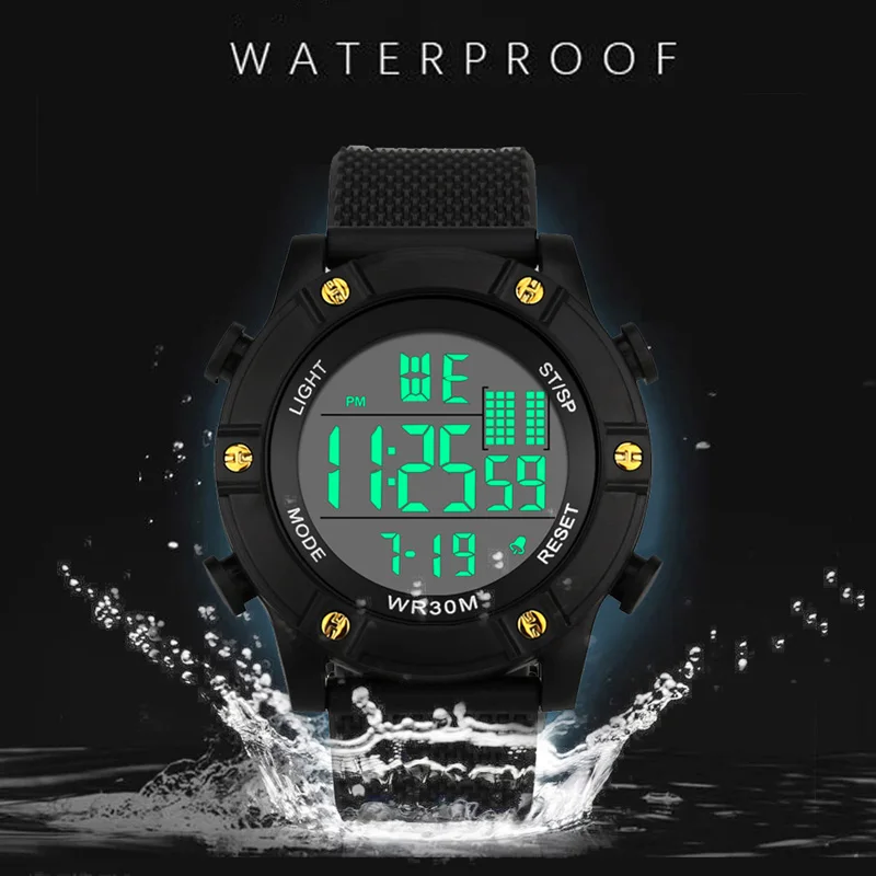 Military Clock Men Watches Men LED Watch Electronic Digital Retro Style Relogio Electronics Men's WirstWatch Relogio Masculino
Military Clock Men Watches Men LED Watch Electronic Digital Retro Style Relogio Electronics Men's WirstWatch Relogio Masculino