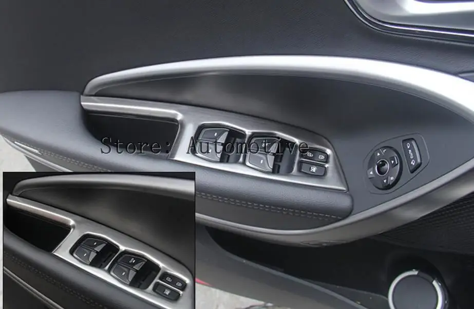 Accessories FIT FOR 2013 2014 for HYUNDAI SANTA FE IX45 CHROME INTERIOR DOOR WINDOW SWITCH PANEL COVER TRIM
Accessories FIT FOR 2013 2014 for HYUNDAI SANTA FE IX45 CHROME INTERIOR DOOR WINDOW SWITCH PANEL COVER TRIM