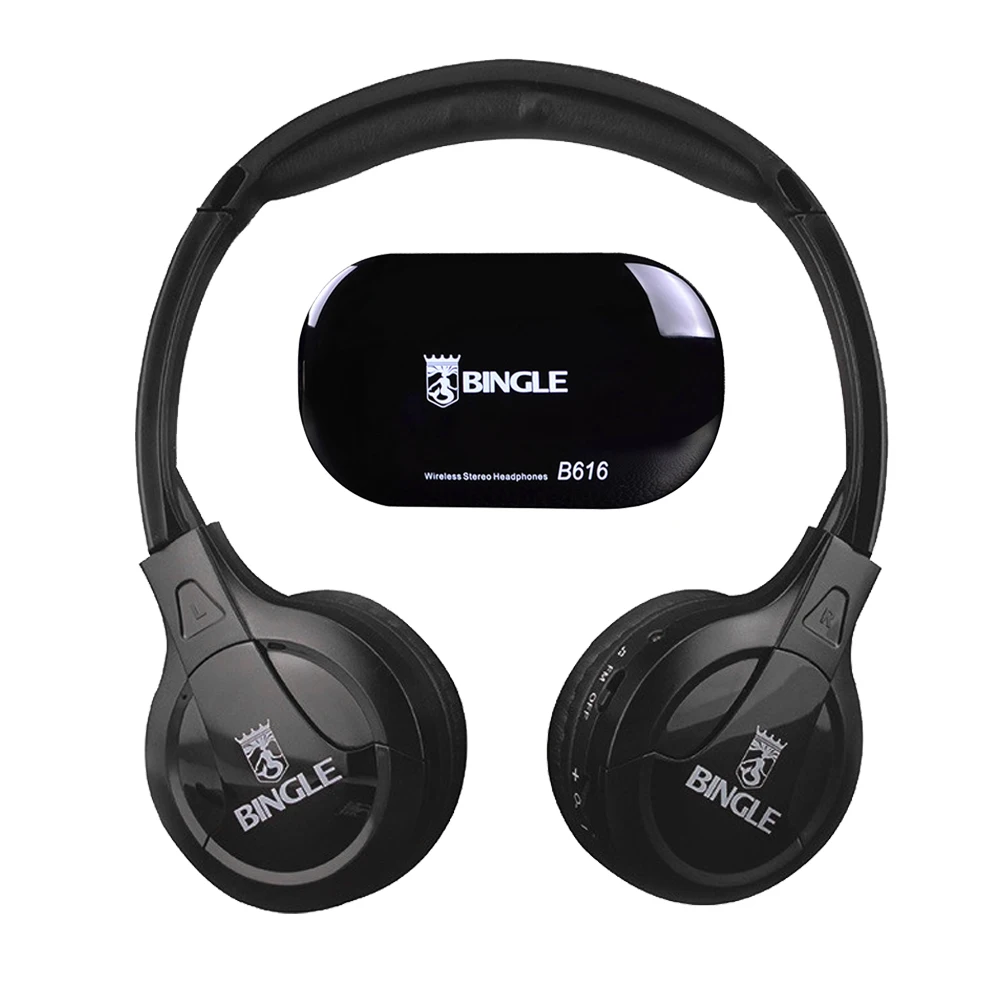 2019 Bingle B616 Multifunction Stereo Wireless Headset Headphones with Microphone FM Radio for MP3 PC TV Audio Phones
2019 Bingle B616 Multifunction Stereo Wireless Headset Headphones with Microphone FM Radio for MP3 PC TV Audio Phones