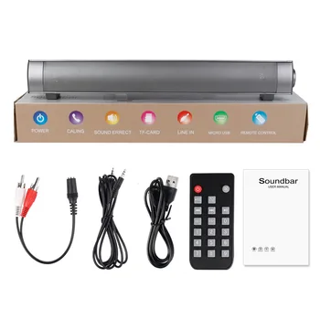 Bluetooth Speakers Soundbar for TV Sound bar LP-08 HIFI Soundbar Speaker Boom Box For Computer PC Tablet TV with Remote Control
Bluetooth Speakers Soundbar for TV Sound bar LP-08 HIFI Soundbar Speaker Boom Box For Computer PC Tablet TV with Remote Control
