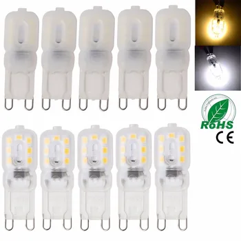 10PCS/Lots NEW mini LED 6W 110V 220V G9 Lamp Led bulb SMD 2835 Spotlight Candle Bulb Replace 40W Halogen Lamp Light
10PCS/Lots NEW mini LED 6W 110V 220V G9 Lamp Led bulb SMD 2835 Spotlight Candle Bulb Replace 40W Halogen Lamp Light