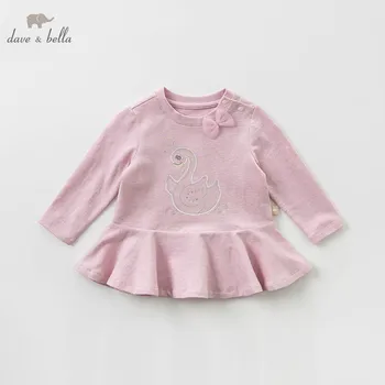 DBJ9680 dave bella spring infant baby girls fashion t-shirt kids lovely with ruffles tops children high quality tee
DBJ9680 dave bella spring infant baby girls fashion t-shirt kids lovely with ruffles tops children high quality tee