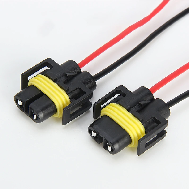 H11 H8 headlight plug (with cable) / fog lamp socket / waterproof lamp cap / waterproof socket 2 holes Auto Connector
H11 H8 headlight plug (with cable) / fog lamp socket / waterproof lamp cap / waterproof socket 2 holes Auto Connector