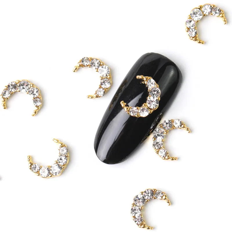 10 Pieces Nail Charm Crystal Moon Pearl Rhinestone Alloy Zircon Nail Art Decorations Glitter Luxury DIY 3D Nail Accessories
10 Pieces Nail Charm Crystal Moon Pearl Rhinestone Alloy Zircon Nail Art Decorations Glitter Luxury DIY 3D Nail Accessories