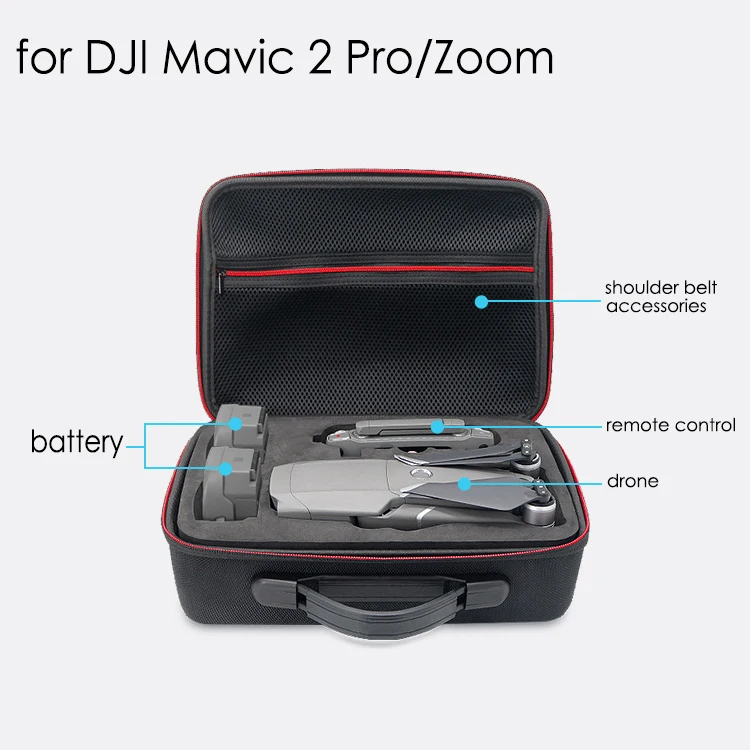 Mavic 2 Pro/Zoom Hardshell Portable Carrying Case Waterproof Battery Protective Storage Case Box for DJI Mavic 2 Drone Accessory
Mavic 2 Pro/Zoom Hardshell Portable Carrying Case Waterproof Battery Protective Storage Case Box for DJI Mavic 2 Drone Accessory