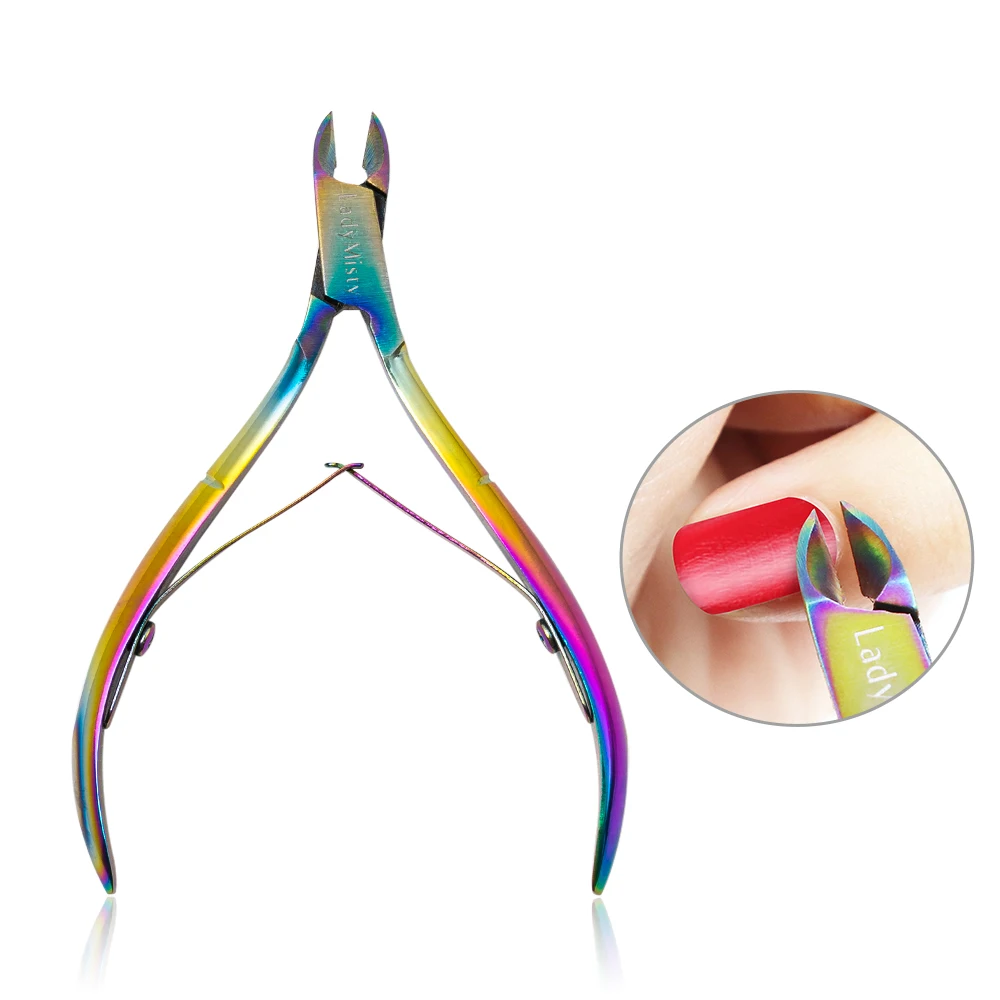 Dmoley Rainbow Color Nail Cuticle Clippers Dead Skin Cuticle Scissors Manicure scissors Nail Art Tools
Dmoley Rainbow Color Nail Cuticle Clippers Dead Skin Cuticle Scissors Manicure scissors Nail Art Tools