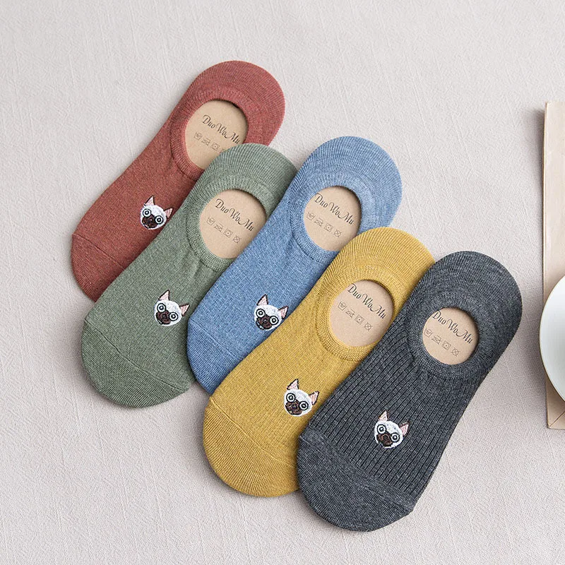Socks Female Summer Thin New Cartoon Embroidery Dog Ladies Cotton Boat Socks Sports Casual Sock Kawaii Sock Women
Socks Female Summer Thin New Cartoon Embroidery Dog Ladies Cotton Boat Socks Sports Casual Sock Kawaii Sock Women