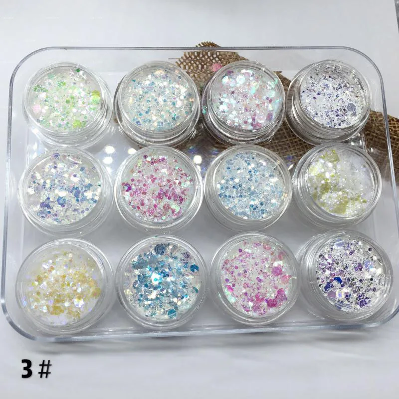 12box/lot Holographic Nail Glitter Mix Star Round Heart Flakies Mermaid Mirror Irregular Paillette DIY Sequins Nail Art Decor
12box/lot Holographic Nail Glitter Mix Star Round Heart Flakies Mermaid Mirror Irregular Paillette DIY Sequins Nail Art Decor