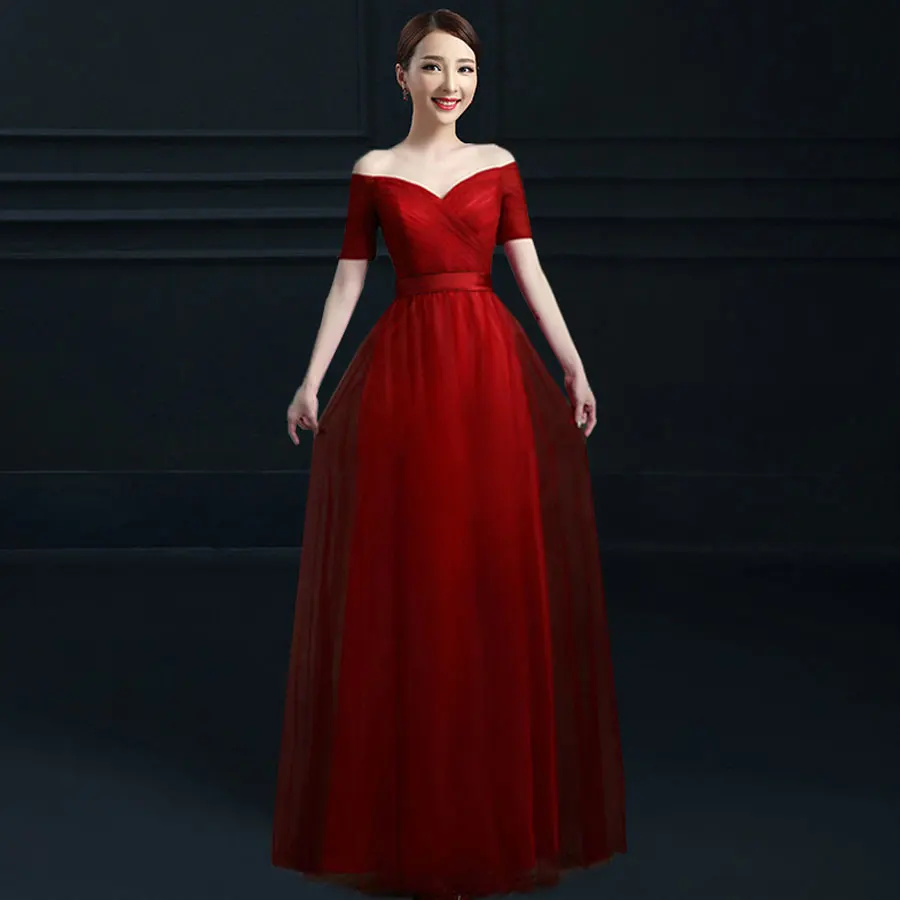 BIXIZHIRAN Elegant Red Long and Short Two Kinds of Style V-Neck Pleat Half Prom Dresses
BIXIZHIRAN Elegant Red Long and Short Two Kinds of Style V-Neck Pleat Half Prom Dresses