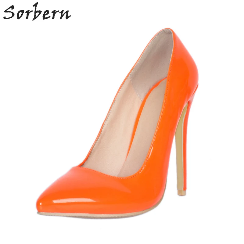 Sorbern High Heels Women Pumps Plus Size Ladies Party Shoes Slip On Patent Leather Custom Made Color/Fabric Sexy Pumps Shoes
Sorbern High Heels Women Pumps Plus Size Ladies Party Shoes Slip On Patent Leather Custom Made Color/Fabric Sexy Pumps Shoes