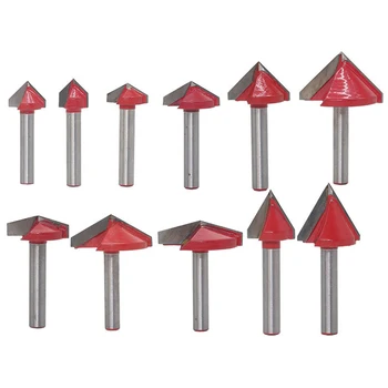 1pc 6mm V Bit CNC Solid Carbide End Mill Tungsten Steel Woodworking Milling Cutter 3D Wood MDF Router Bit 60 90 120 150 Degrees
1pc 6mm V Bit CNC Solid Carbide End Mill Tungsten Steel Woodworking Milling Cutter 3D Wood MDF Router Bit 60 90 120 150 Degrees